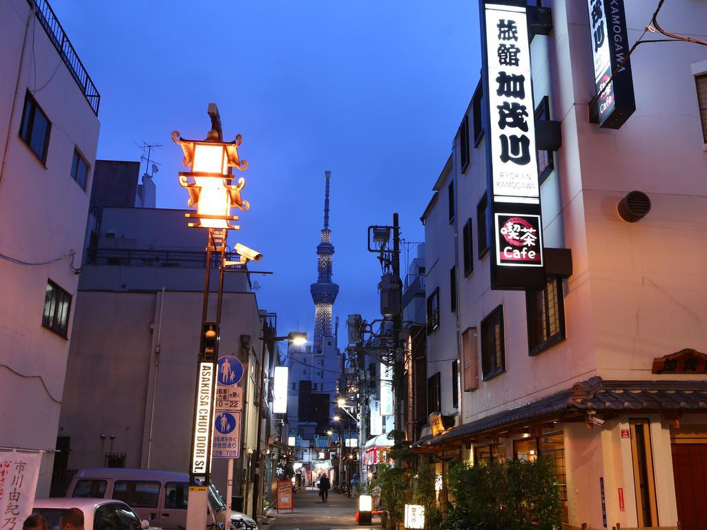 Ryokan Kamogawa Asakusa Tokyo Eksteriør bilde